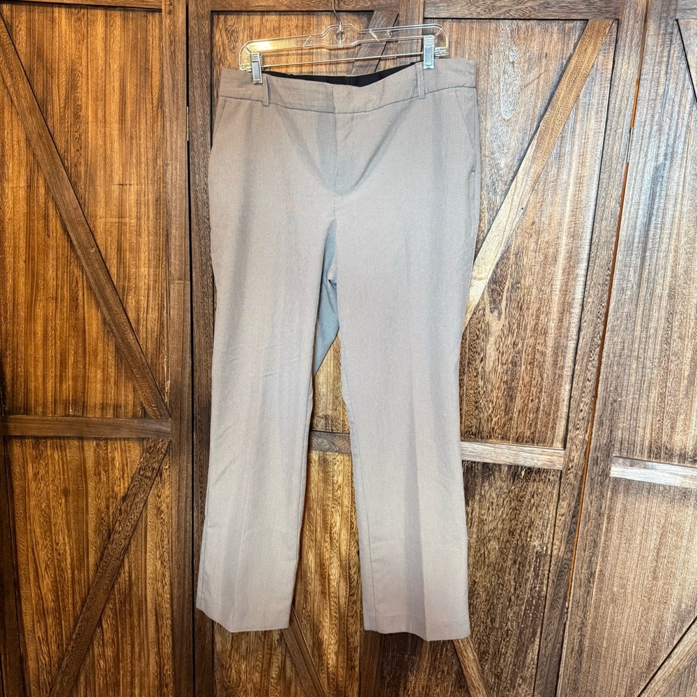Nine West Woman’s Classic Tan pattern Dress Pants size 12